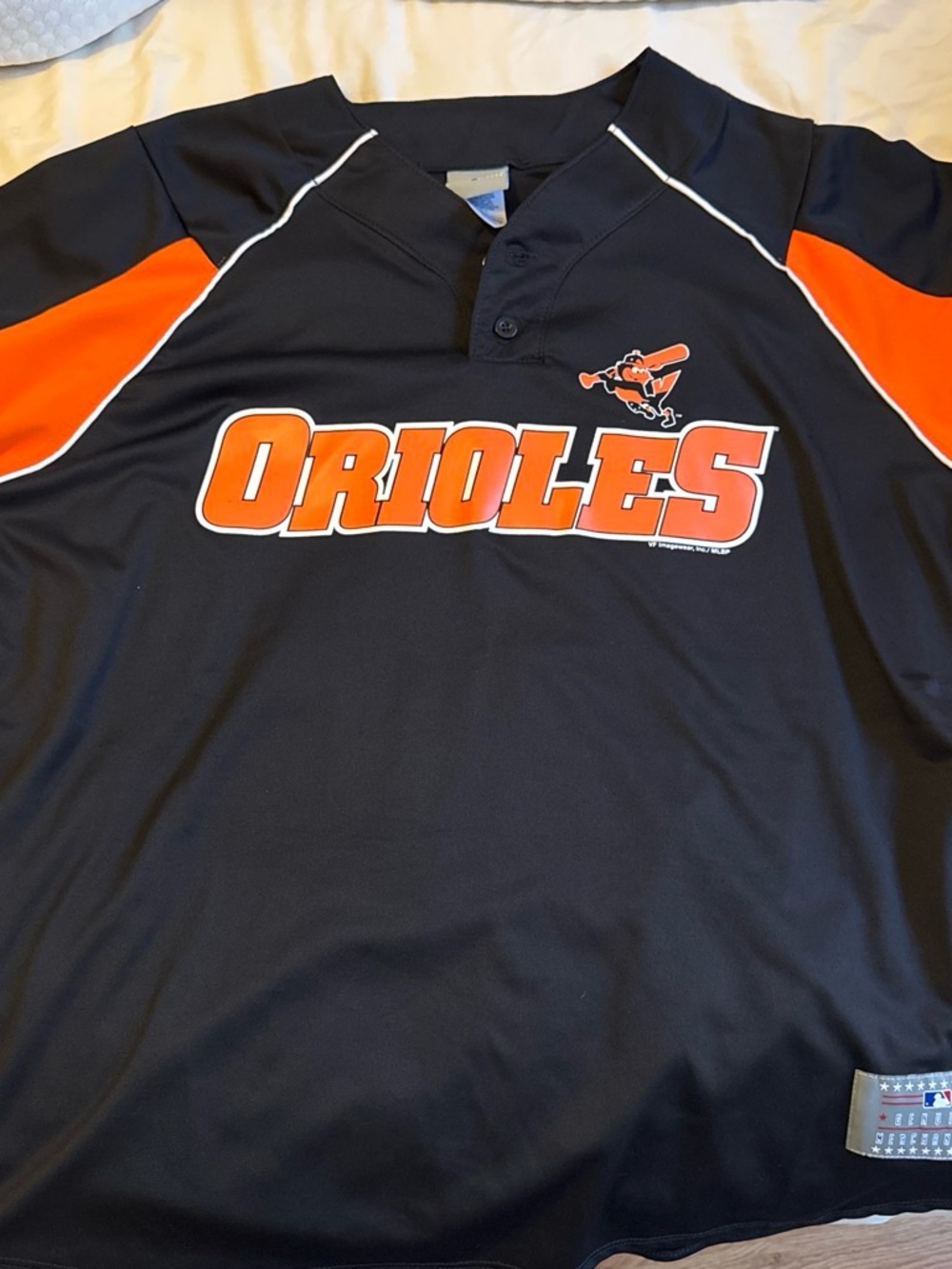 Baltimore Orioles Chris Davis #19 MLB Black Orange Jersey Shirt Men’s XL
